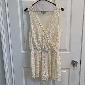 White Lace Romper